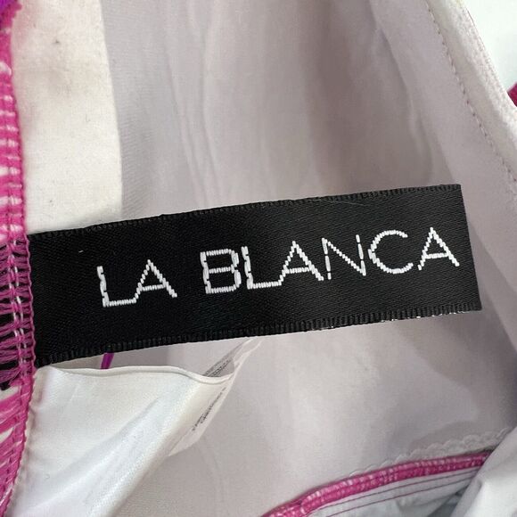 La Blanca Plus Sz 20W Tropic Of The Day Bandeau One-Piece Swimsuit Bright Colors - Picture 11 of 16